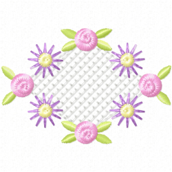 Flowers And Tree Embroidery Design 11